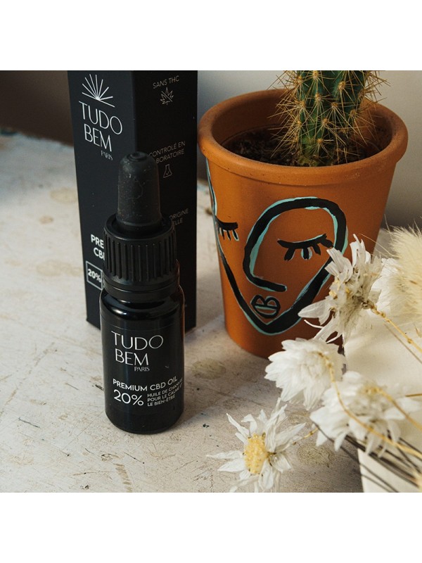PREMIUM CBD OIL 20% - TUDO BEM PARIS